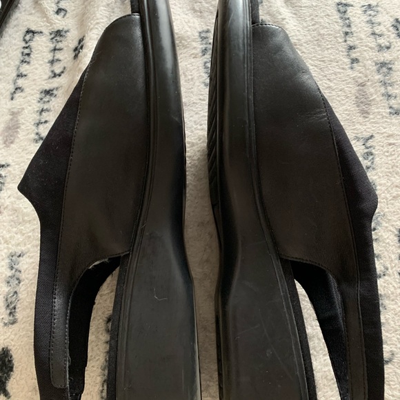 Easy spirit woman’s black leather and material sandals size 9 - Picture 9 of 10